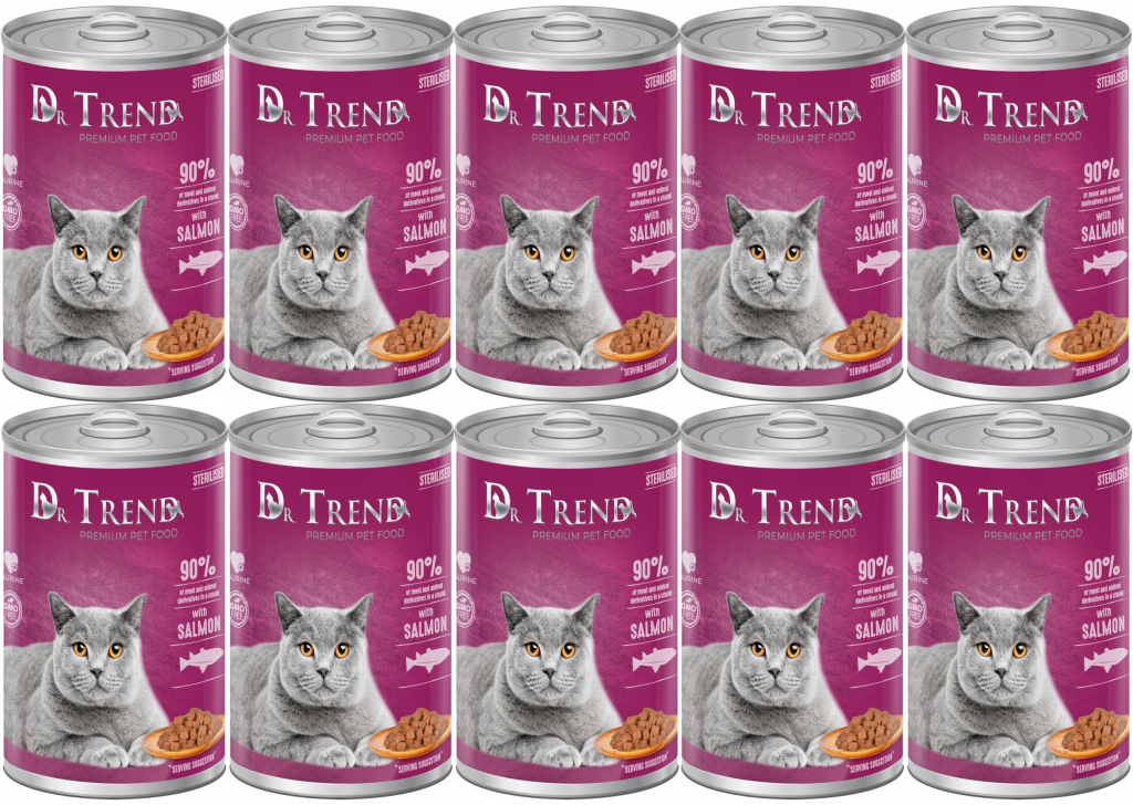 Dr. Trend cat sterille losos 0,4 kg