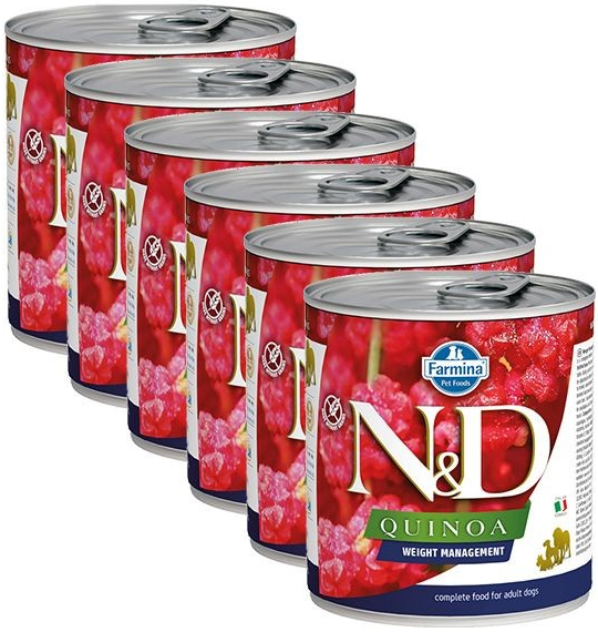 N&D Quinoa Dog Adult Weight Management 6 x 285 g