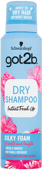 Got2b Silky Foam suchý pěnový šampon 150 ml