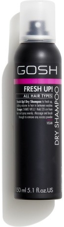 Gosh Copenhagen Argan Oil Fresh Up! Dry Shampoo suchý šampon 150 ml