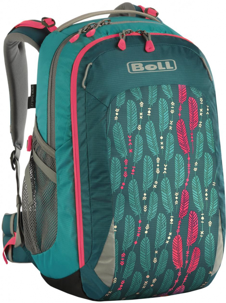 Boll batoh Smart Artwork Collection 24 l Feathers teal