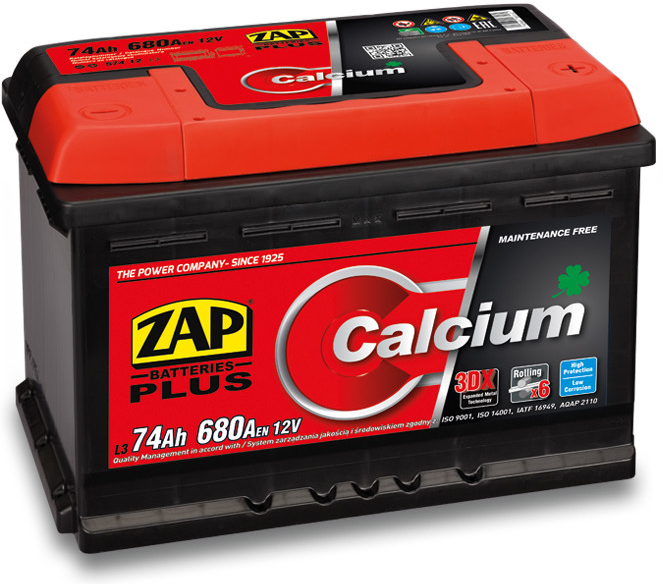 ZAP PLUS 12V 74AH 680A 57401