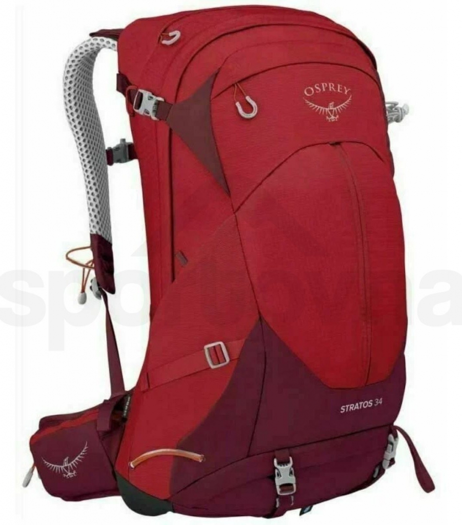 Osprey Stratos III 34l poinsettia red