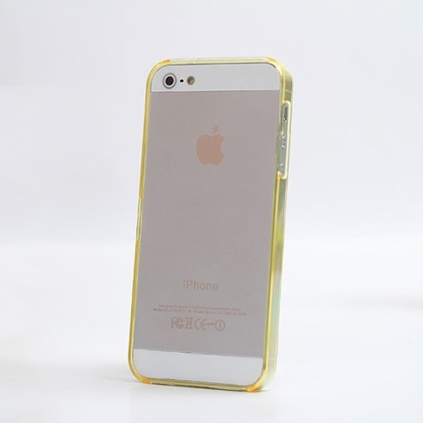 Pouzdro SES Ochranné rámeček BUMPER Apple iPhone 5/5S/SE - žluté
