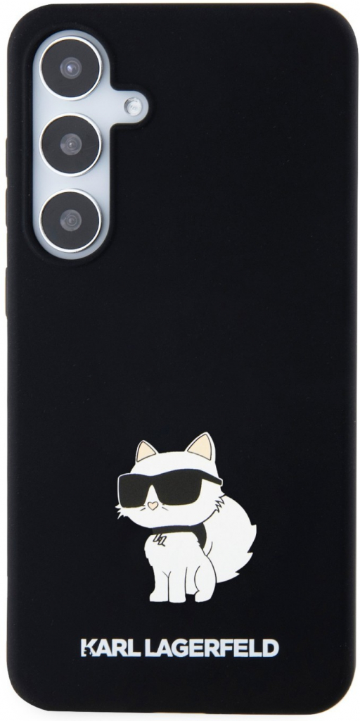 Karl Lagerfeld Liquid Silicone Choupette NFT Samsung Galaxy S24+ černé