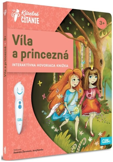 Albi Kúzelné čítanie Kniha Víla a princezná