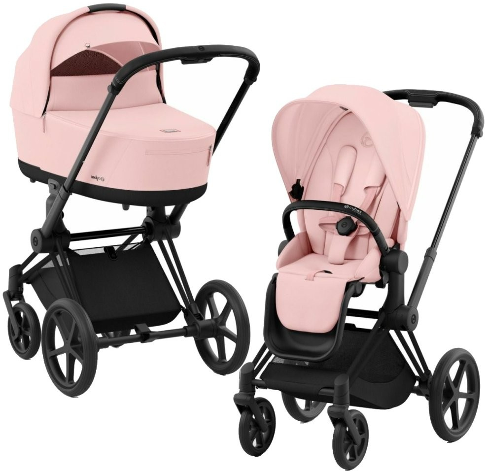 CYBEX Rám Priam 4.0 + Seat Pack + Lux Carry Cot 2024 Peach Pink