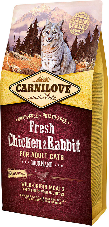 Carnilove Fresh Chicken & Rabbit for Adult Cats 2 x 6 kg