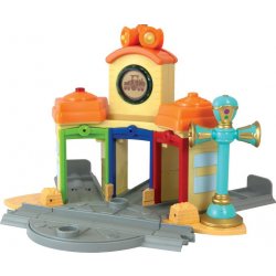 Chuggington - Motorizovaný set s depem a točnou