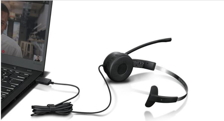 Lenovo 100 Mono USB Headset