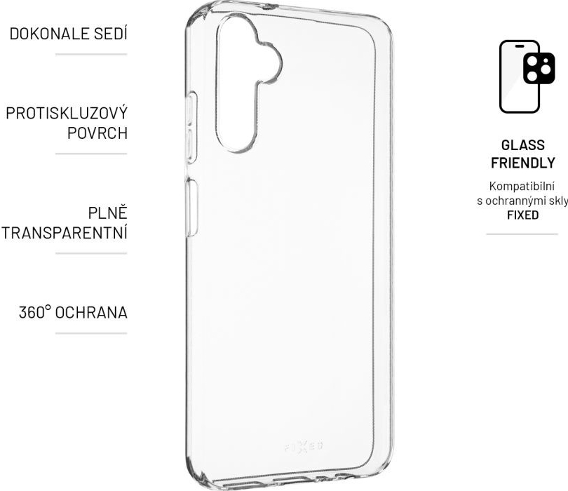 FIXED TPU zadní Samsung Galaxy A05s čiré FIXTCC-1233