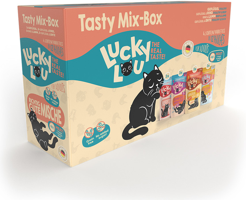 Lucky Lou Adult Tasty Mix 12 x 125 g