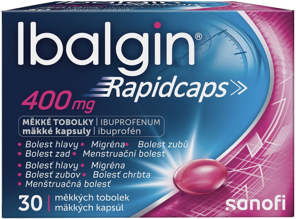 IBALGIN RAPIDCAPS POR 400MG CPS MOL 30