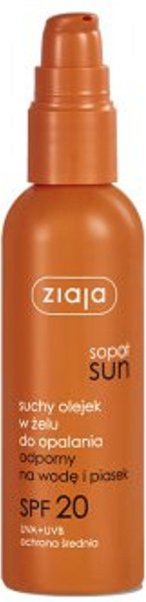 Ziaja Sopot Sun SPF30 UVA+UVB suchý olej na opalování v gelu rozprašovač 90 ml