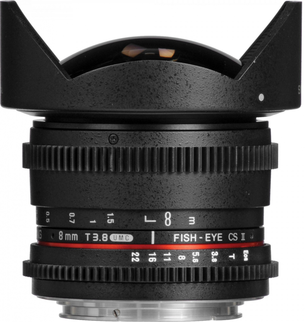 Samyang 8mm T3.8 UMC Fish-Eye CS II Canon EF