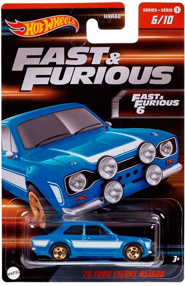 Mattel Hot Weels Fast and Furious 70 Ford Escort RS1600