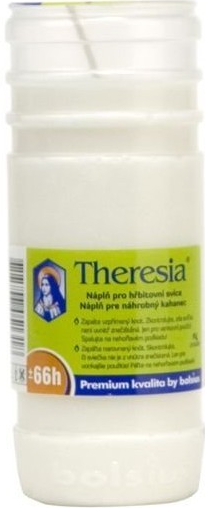 Bolsius Theresia bílá 210 g