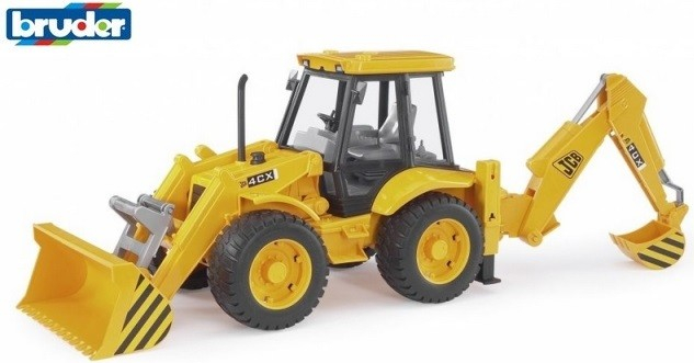 Bruder 2428 JCB 4CX čelní nakladač s bagrem