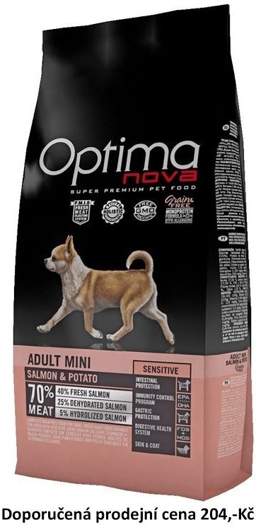 Optima Nova Dog Adult MINI Sensitive Grain Free Salmon 2 kg