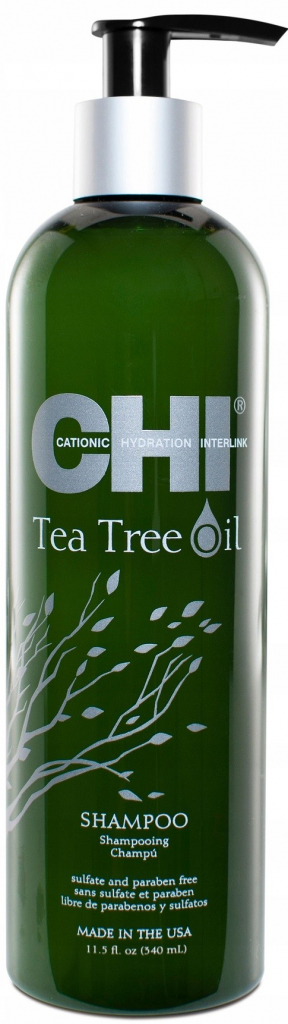 Chi Tea Tree Oil šampon pro mastné vlasy a vlasovou pokožku Sulfate and Paraben Free 340 ml