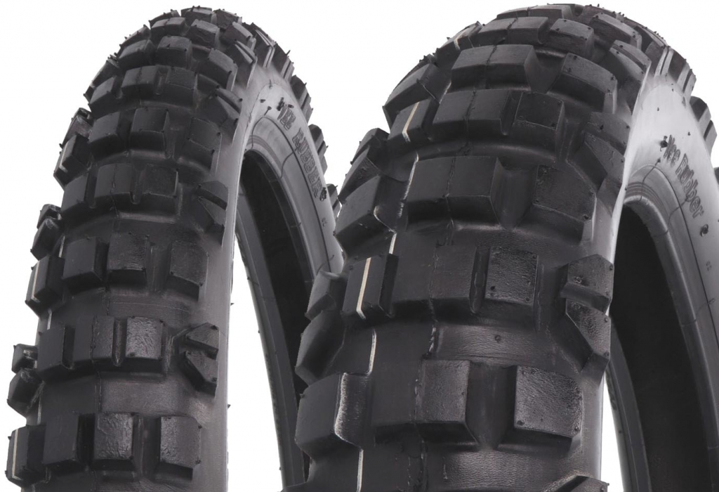 Vee Rubber VRM-122, 80/90 R21 a 110/80 R18