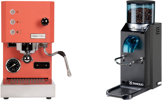 Set Profitec GO + Rancilio Rocky Doserless