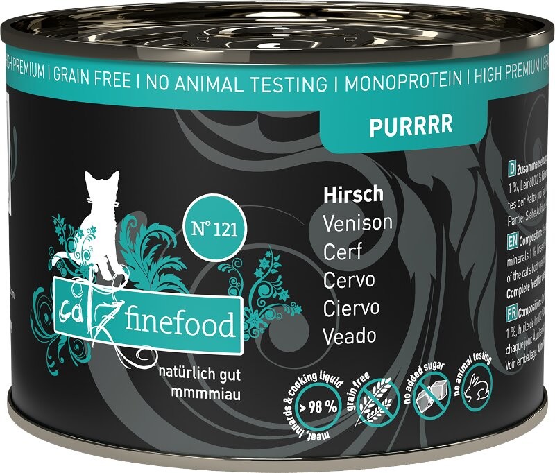 Catz finefood CF Purr No.121 s jelením masem 200 g