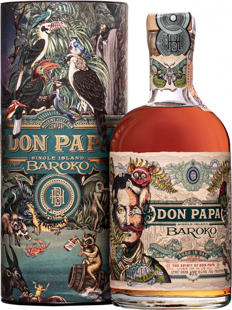 Don Papa Baroko Secrets of Sugarlandia 40% 0,7 l (tuba)