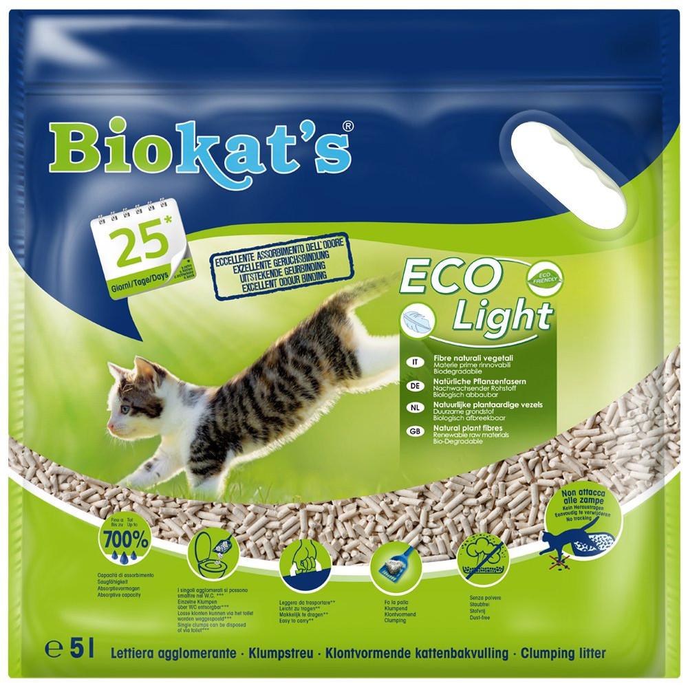 Biokat’s ECO LIGHT EXTRA LITTER 5 l