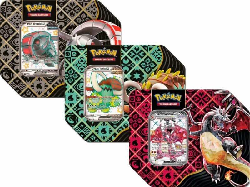 Pokémon TCG Paldean Fates Premium Tin set