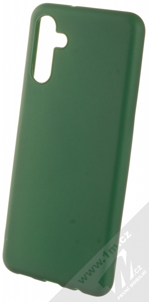 Pouzdro 1Mcz Matt TPU ochranné silikonové Samsung Galaxy A04s, Galaxy A13 5G tmavě zelené