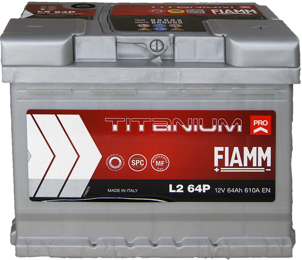 Fiamm Titanium PRO 12V 64Ah 610A L2 64P