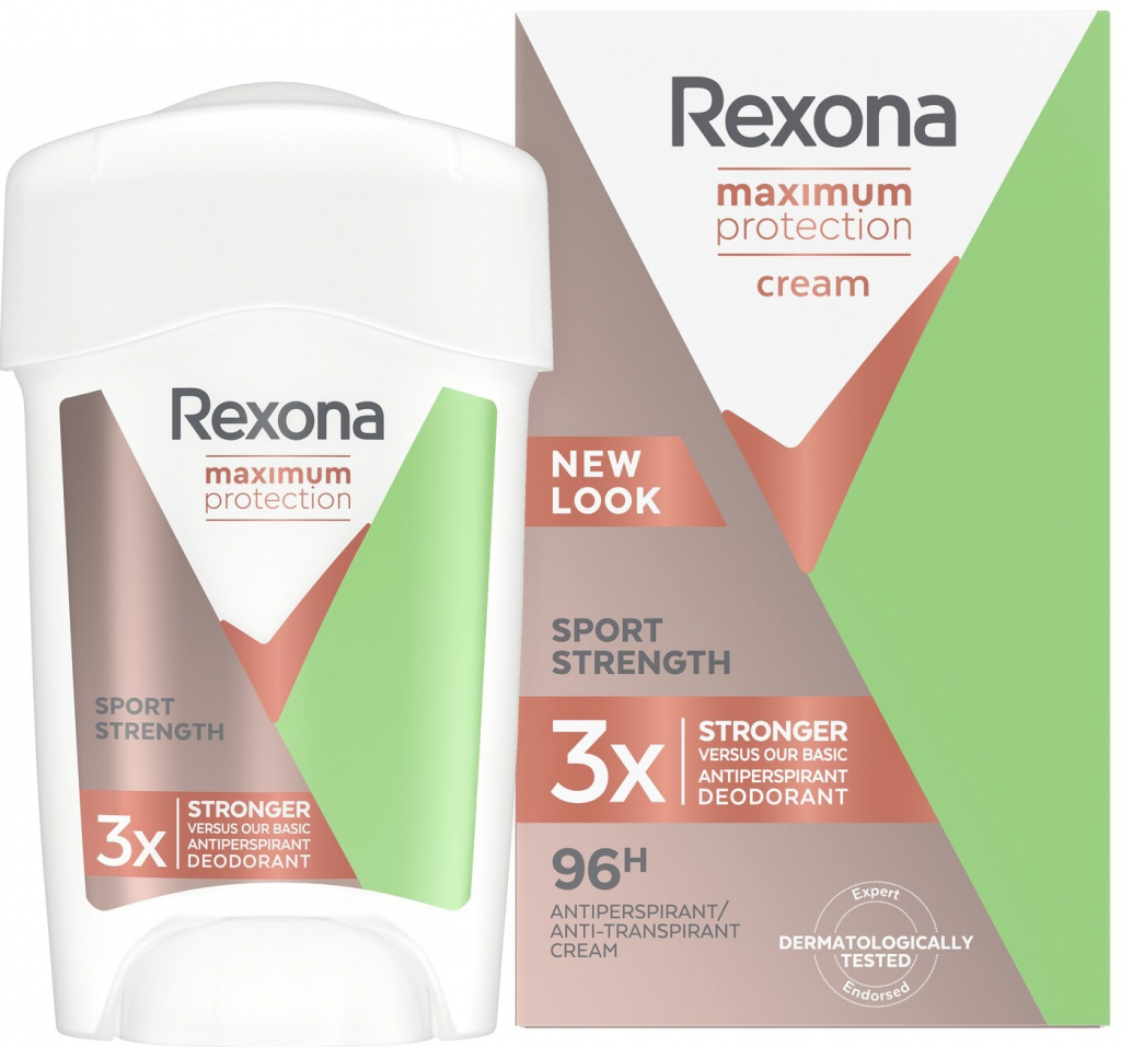 Rexona Maximum Protection Sport Strenght krémový antiperspirant 45 ml