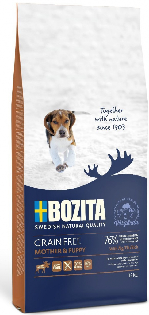 Bozita Grain Free Mother & Puppy Elk 12 kg