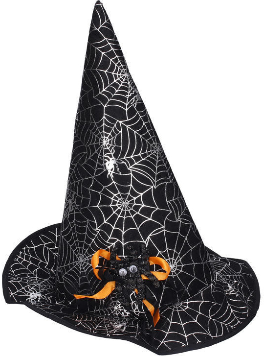 Wiky Čarodějnický klobouk s pavoukem 32x30cm