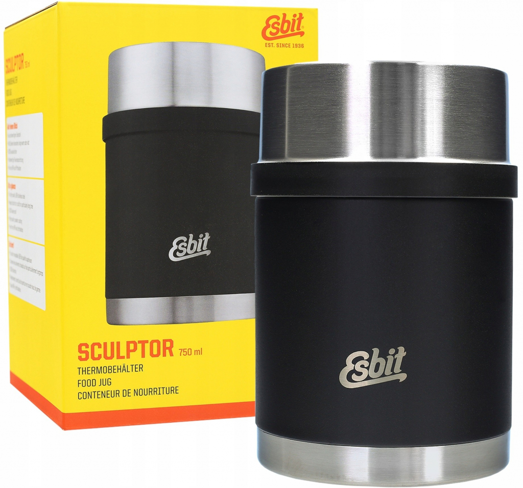 Esbit Sculptor Food Jug 750 ml black