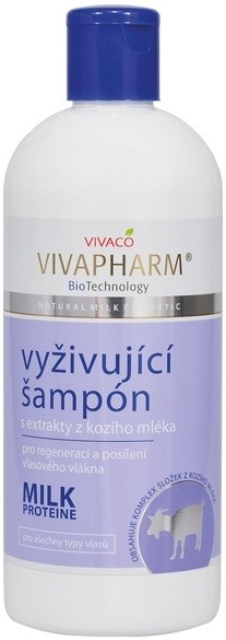 Vivapharm vyživující šampon s extrakty z kozího mléka 400 ml