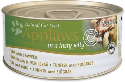 Applaws Cat Tin Tuňák s mořskými řasami v želé 12 x 6 x 70 g