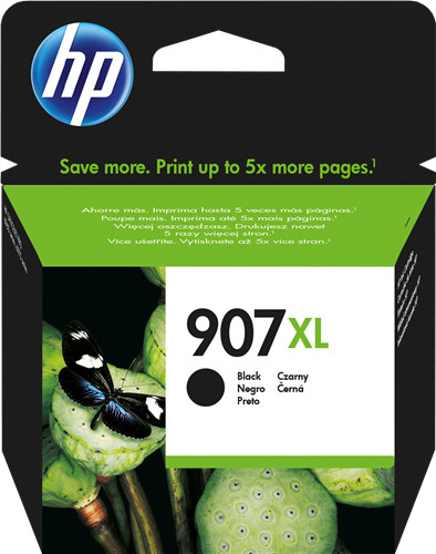 HP 907XL originální inkoustová kazeta černá T6M19AE