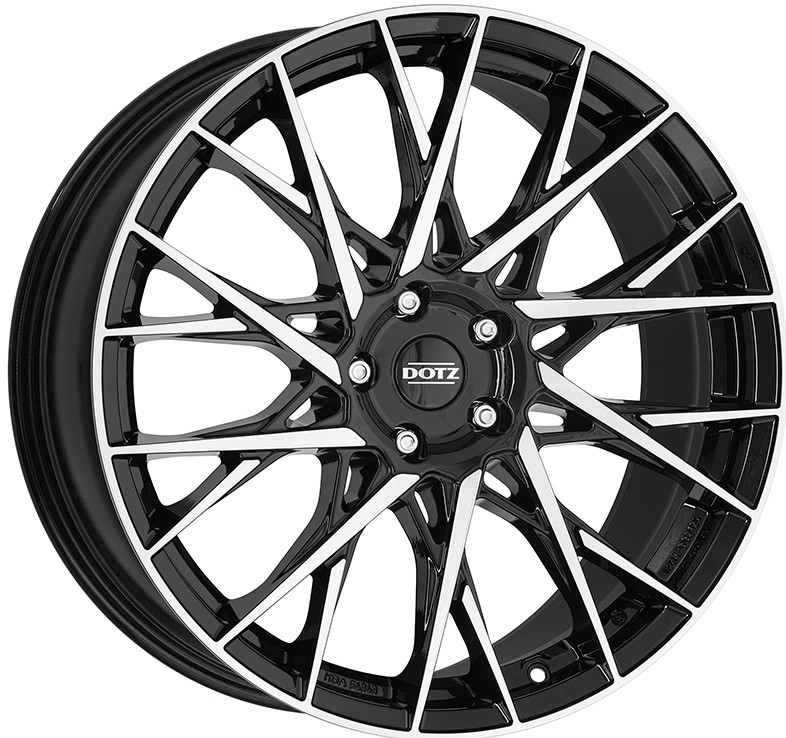 Dotz Fuji 8x18 5x108 ET55 black polished