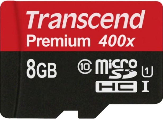 Transcend microSDHC 8 GB UHS-I TS8GUSDCU1