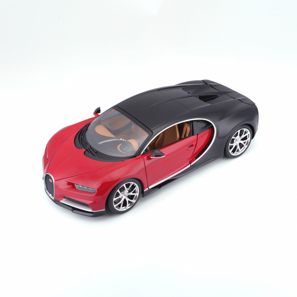 Bburago Plus Bugatti Chiron červená 1:18