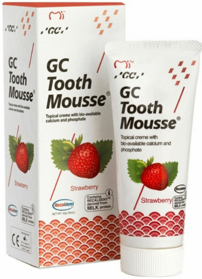 GC Tooth Mousse jahoda dentální krém 35 ml