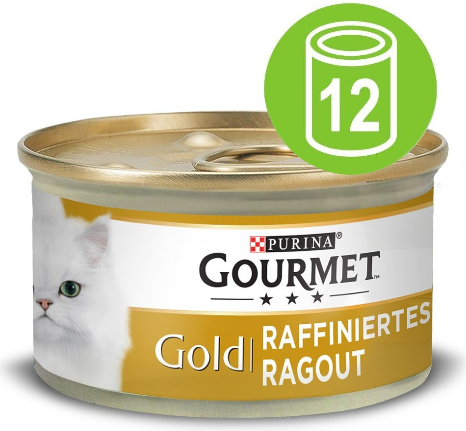 Gourmet Gold Raffiniertes Ragout Hovězí 12 x 85 g