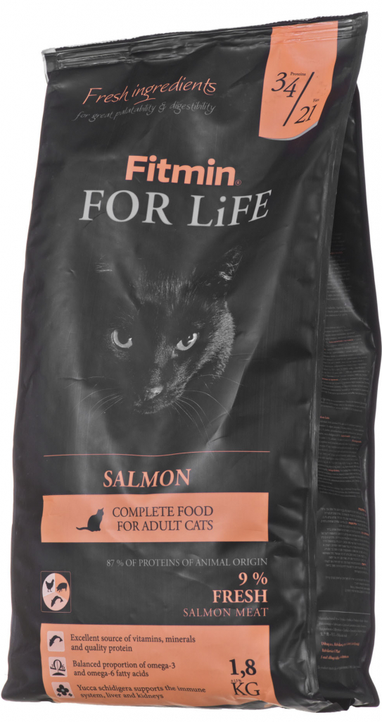 Fitmin For Life Cat Salmon 1,8 kg