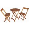 Balkonový Bistro set akacia