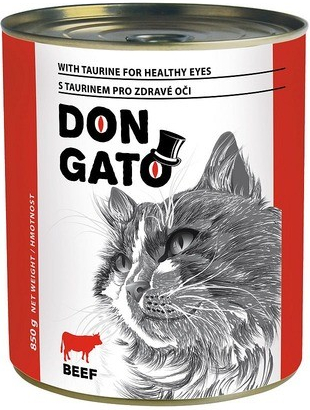 Don Gato pro kočku hovězí 850 g