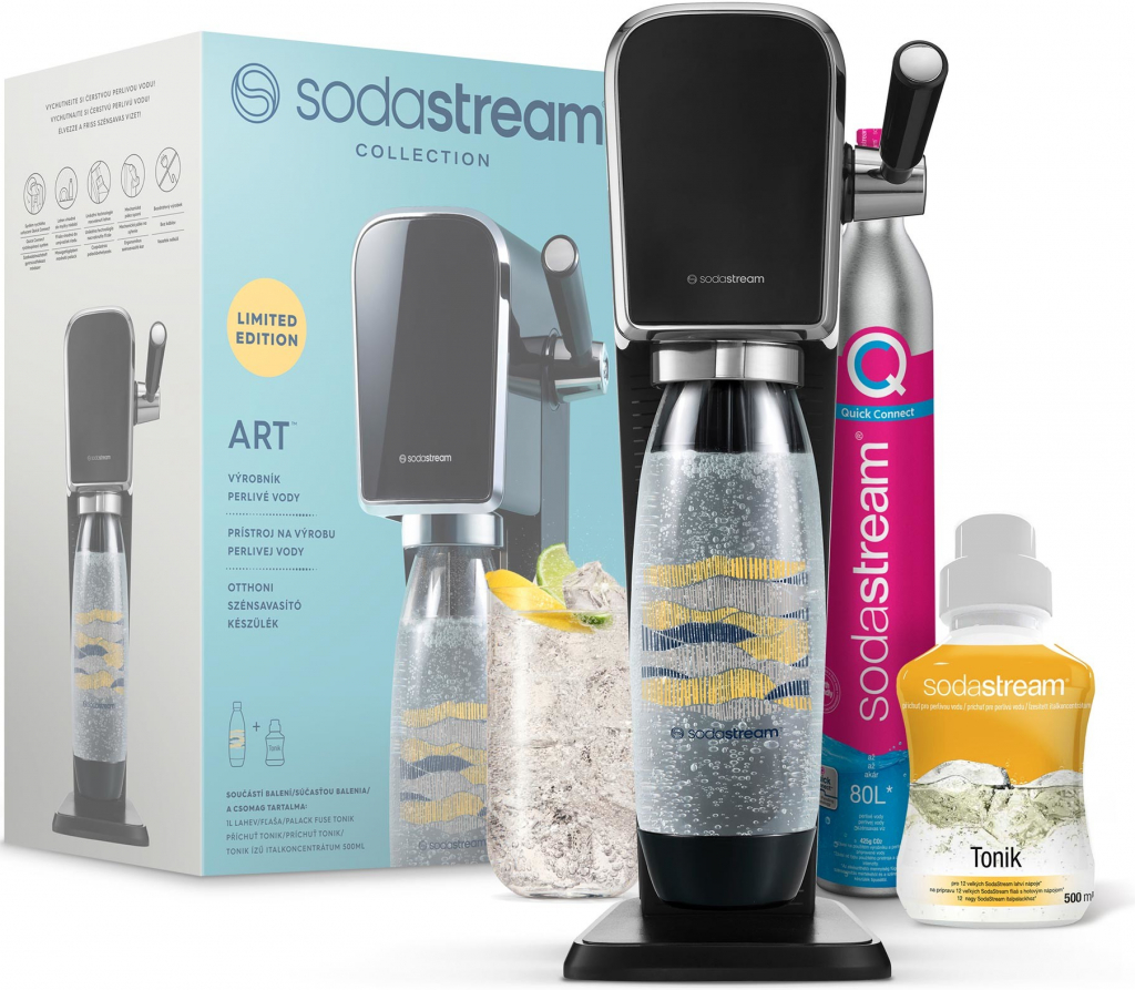 SodaStream ART Black Tonik Megapack