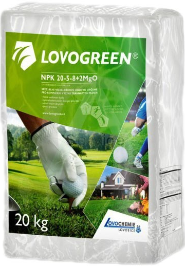 Lovosice Lovochemie Lovogreen 20 kg NPK 20-5-8 +2MgO jaro