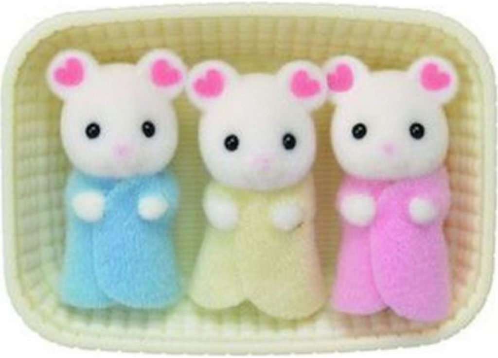 Sylvanian Families Baby Marshmallow myšky trojčata